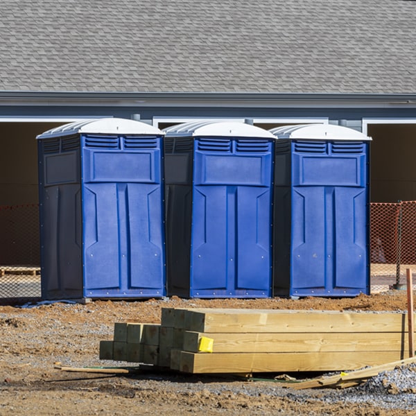 are there any restrictions on where i can place the portable toilets during my rental period in Elkport Iowa